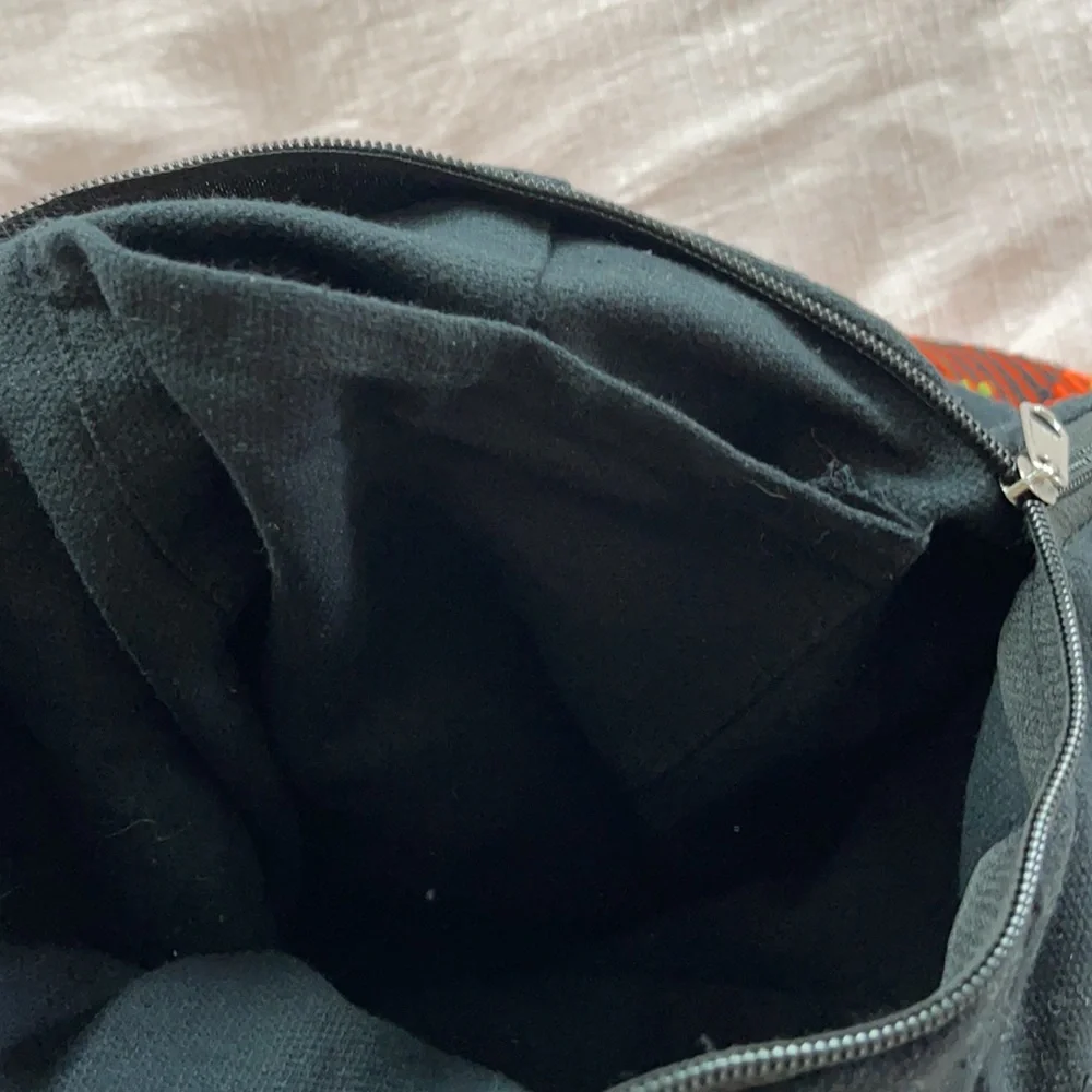 Colorful Tribal Bucket Hobo Boho bag 100% cotton - Picture 9 of 11